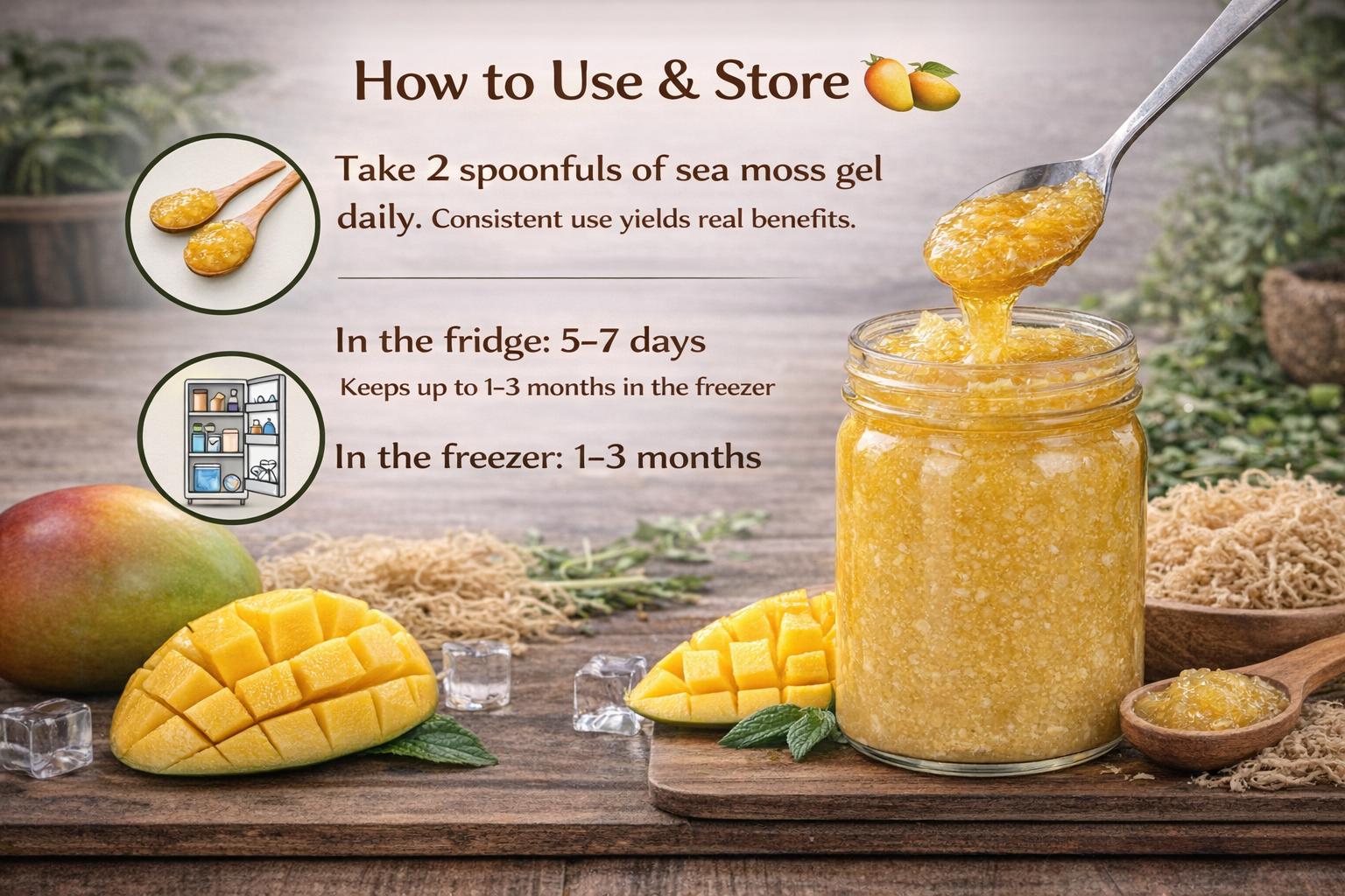 Mango Sea Moss Gel