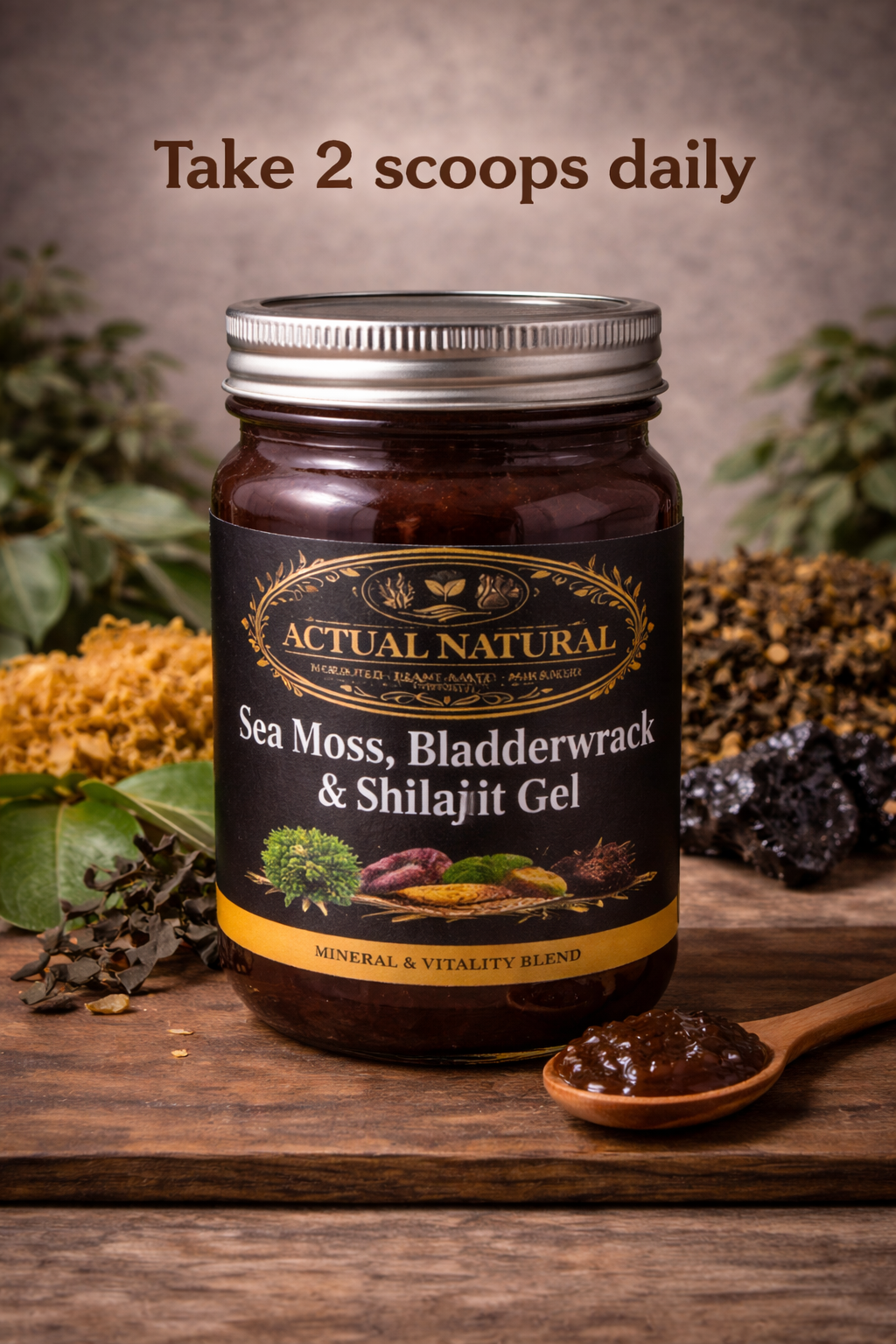 Sea Moss • Burdock • Bladderwrack • Shilajit Gel