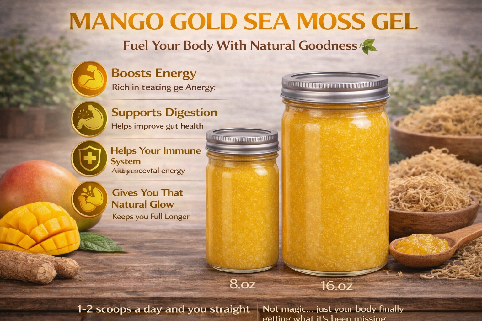 Mango Sea Moss Gel
