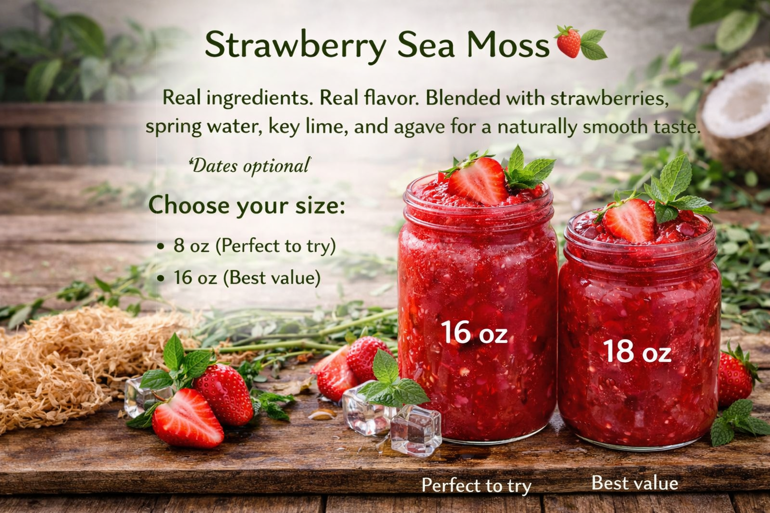 Strawberry Sea Moss