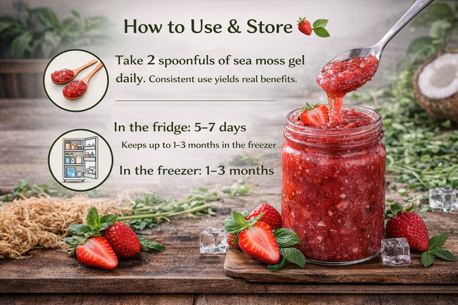 Strawberry Sea Moss